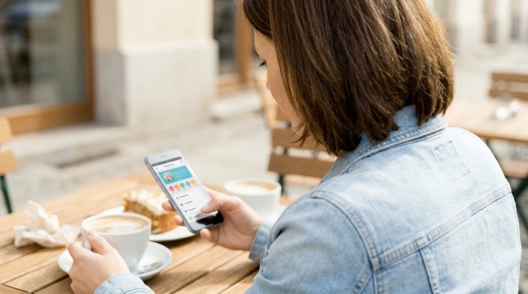 Mensagem de WhatsApp com orientações